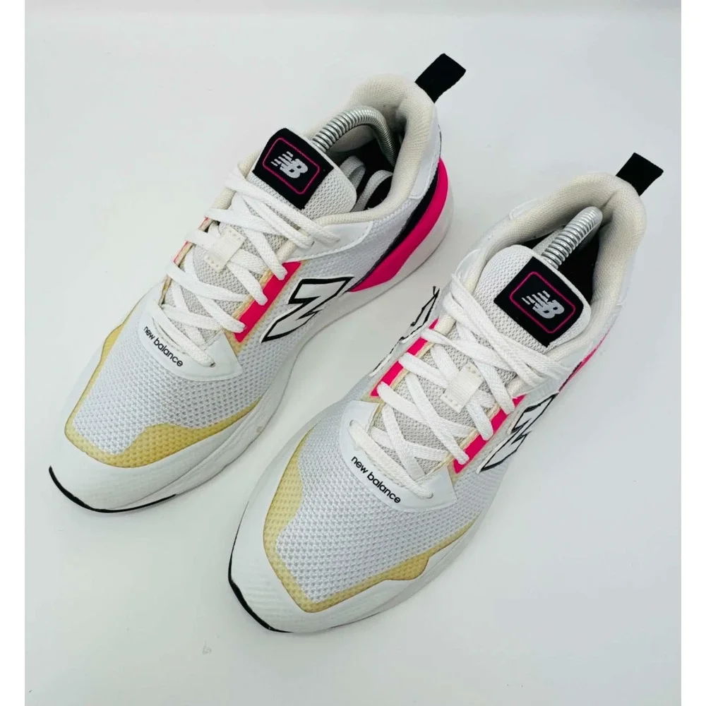 New Balance Fresh Foam 515v2 White Peony Women's 8.5 Running Shoes Pink White